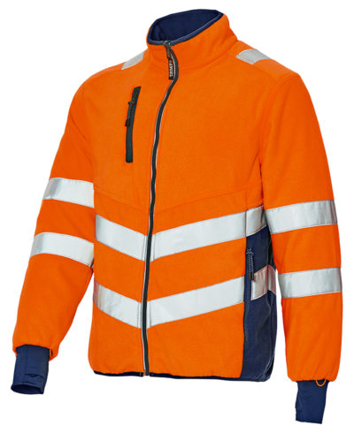 Achat Fleecejacke orange-marine